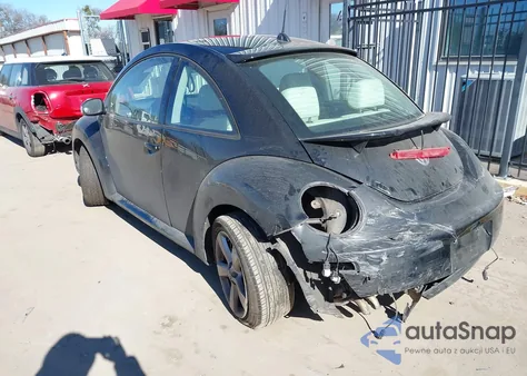 2008 Volkswagen New Beetle Black Tie Edition/Triple White from USA, damaged, VIN 3VWFW31C98M525339
